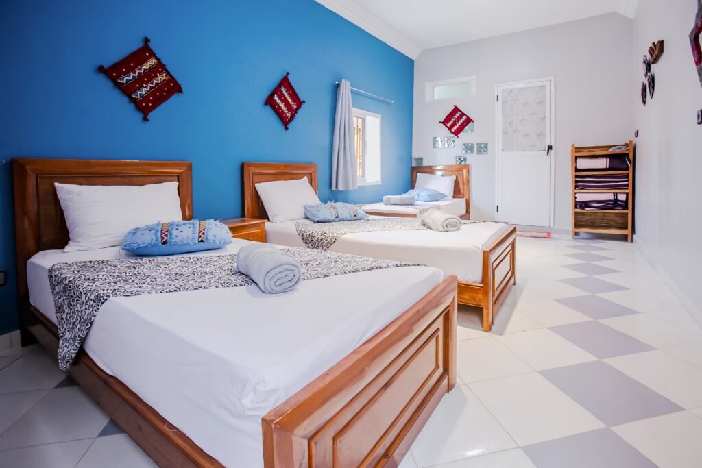 Blue Rina Surf Camp Tamraght - surf instruction