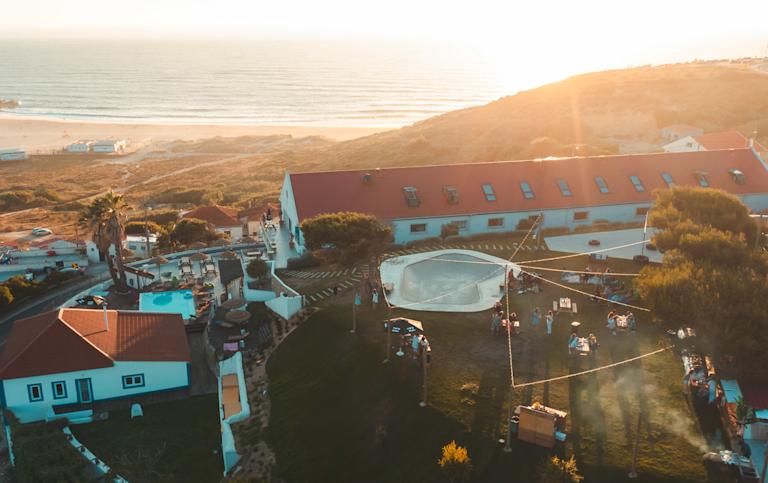 Lapoint Surf Camp Portugal - Ericeira - aerial view