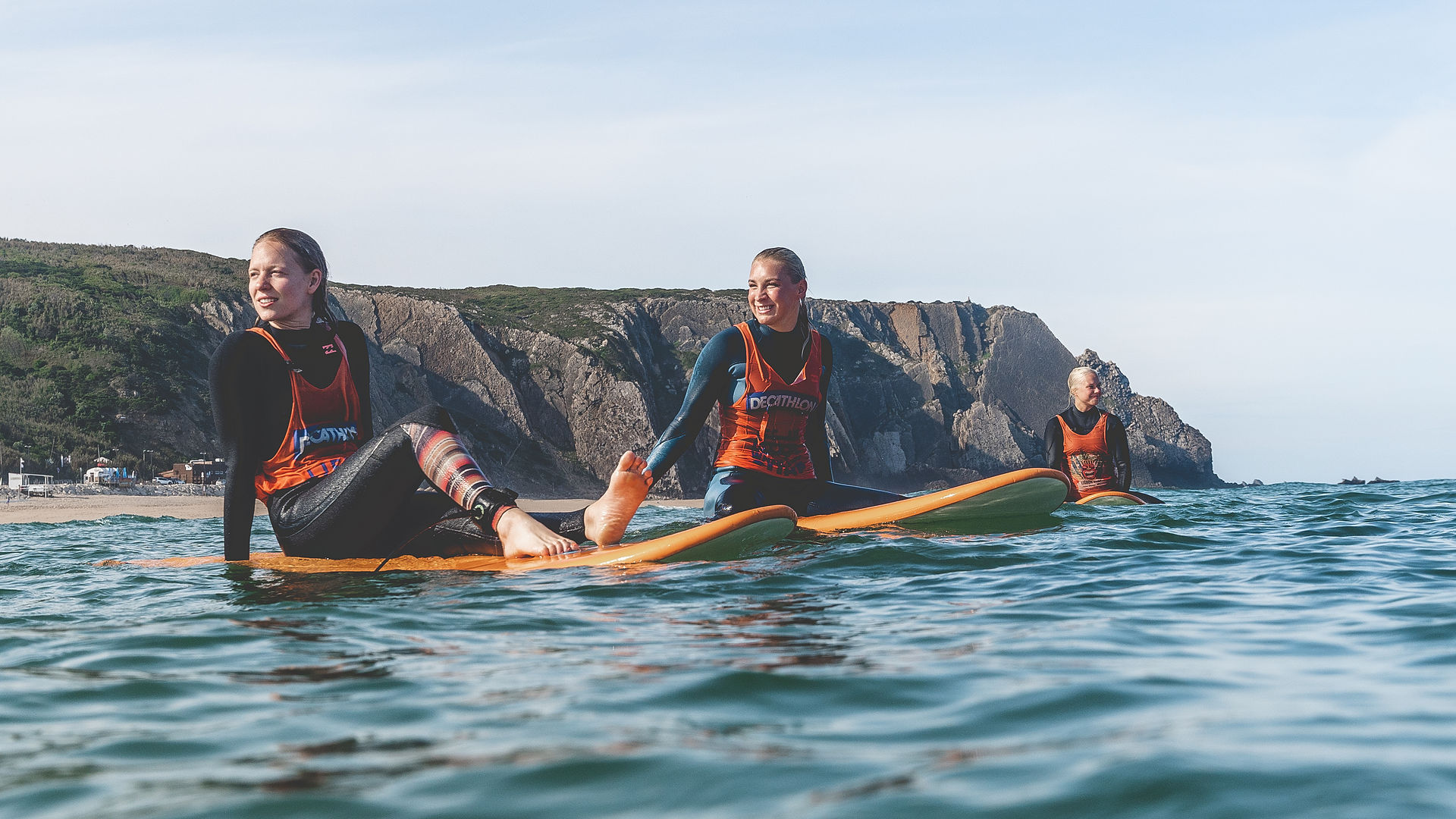 Lisbon Surf Camp - beachfront location