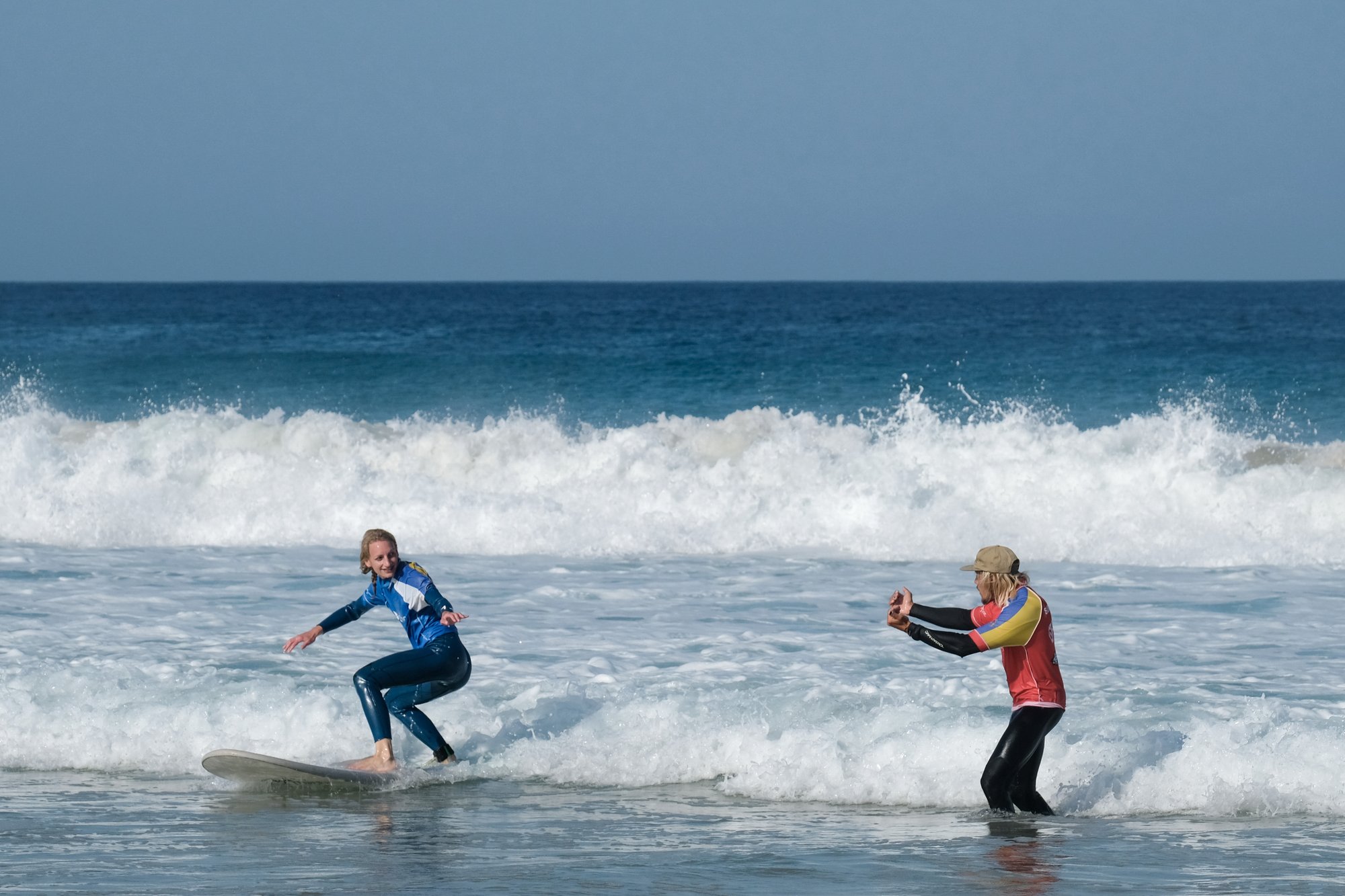Planet Surfcamp Spanien - surf instruction