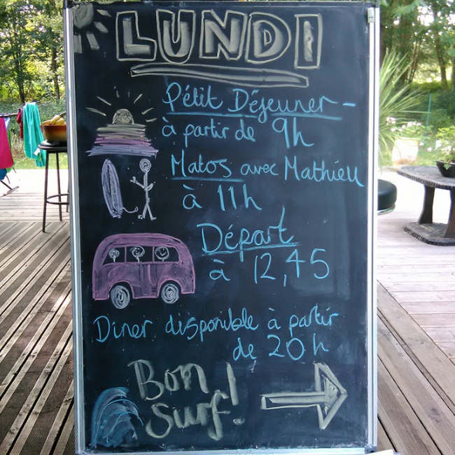 Silver'landes Surfcamp - surf instruction