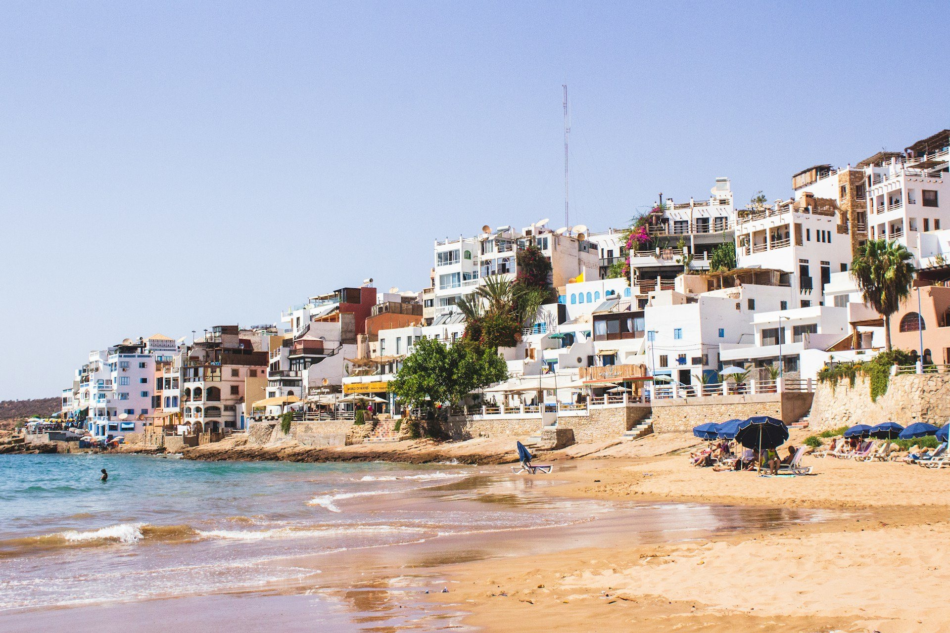Surfing in Morocco