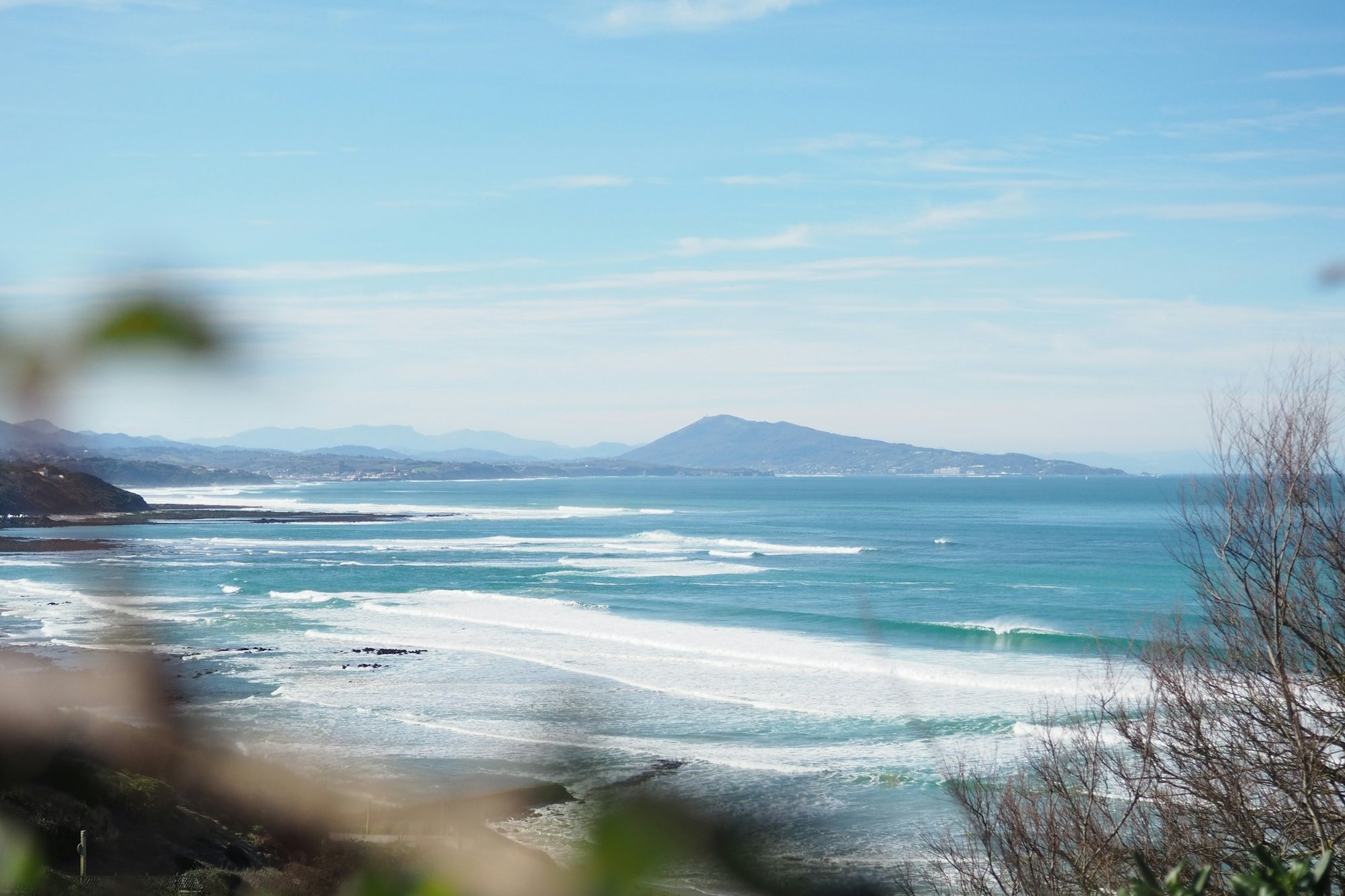 Coastal view from Bidart. Photo: Tom Prejeant