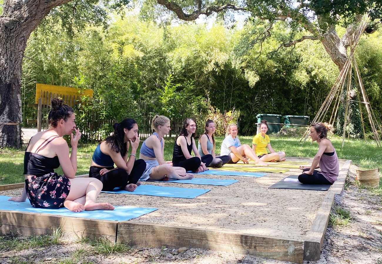 yoga nature surf camp
